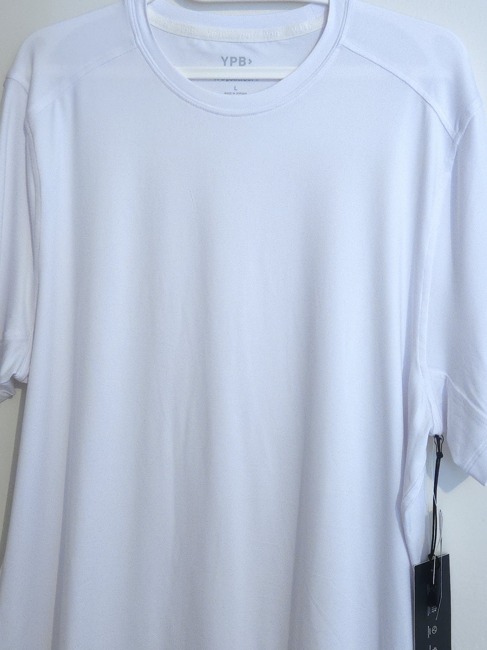 Men’s YPB Performance Crew Neck T-Shirt — White